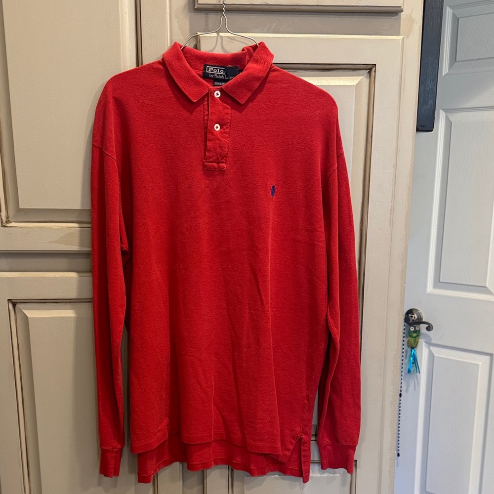 Polo by Ralph Lauren Men's Classic Red Polo Shirt